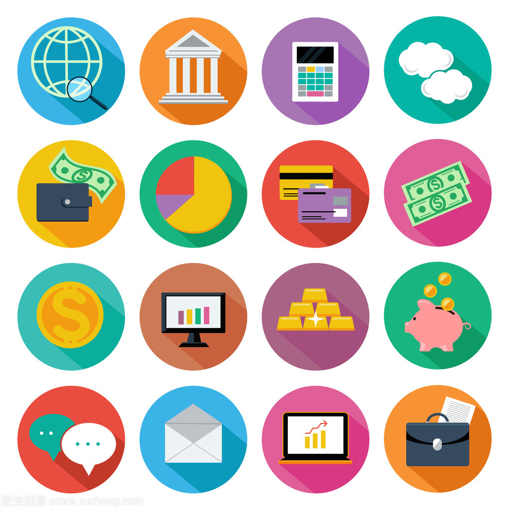 图标集在财务、投资管理与财务咨询中的视觉沟通价值